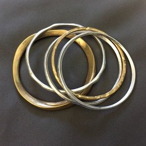 J.Jill Two-Tone Bangle Set